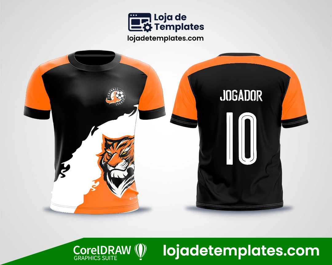 Camiseta Personalizada – Modelo em CorelDRAW